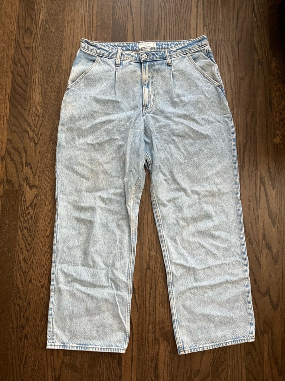 Abercrombie & Fitch Light Blue Relaxed Men's Jeans